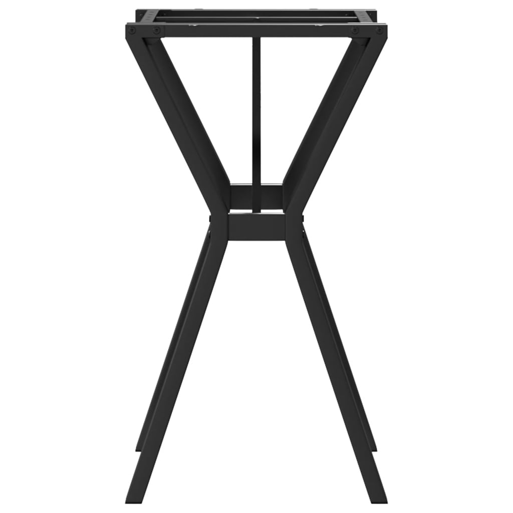 Telaio Gambe a Y per Tavolo da Pranzo 50x40x73 cm in Acciaio