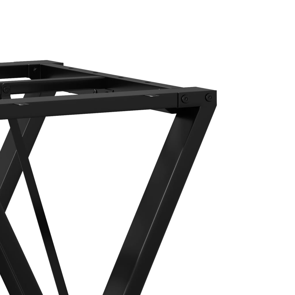 Telaio Gambe a Y per Tavolo da Pranzo 50x40x73 cm in Acciaio