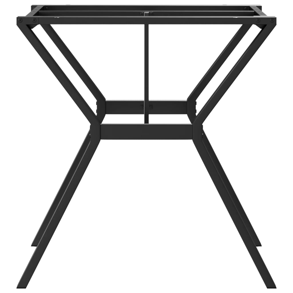 Telaio Gambe a Y per Tavolo da Pranzo 70x70x73 cm in Acciaio - homemem39