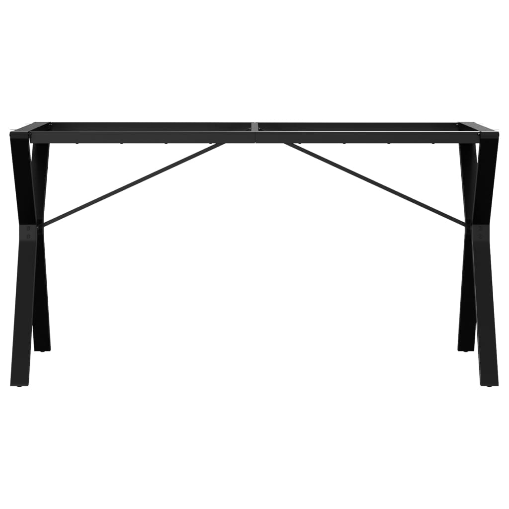 Telaio Gambe a Y per Tavolo da Pranzo 140x60x73 cm in Acciaio - homemem39