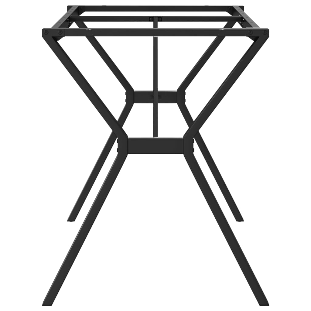 Telaio Gambe a Y per Tavolo da Pranzo 140x60x73 cm in Acciaio - homemem39