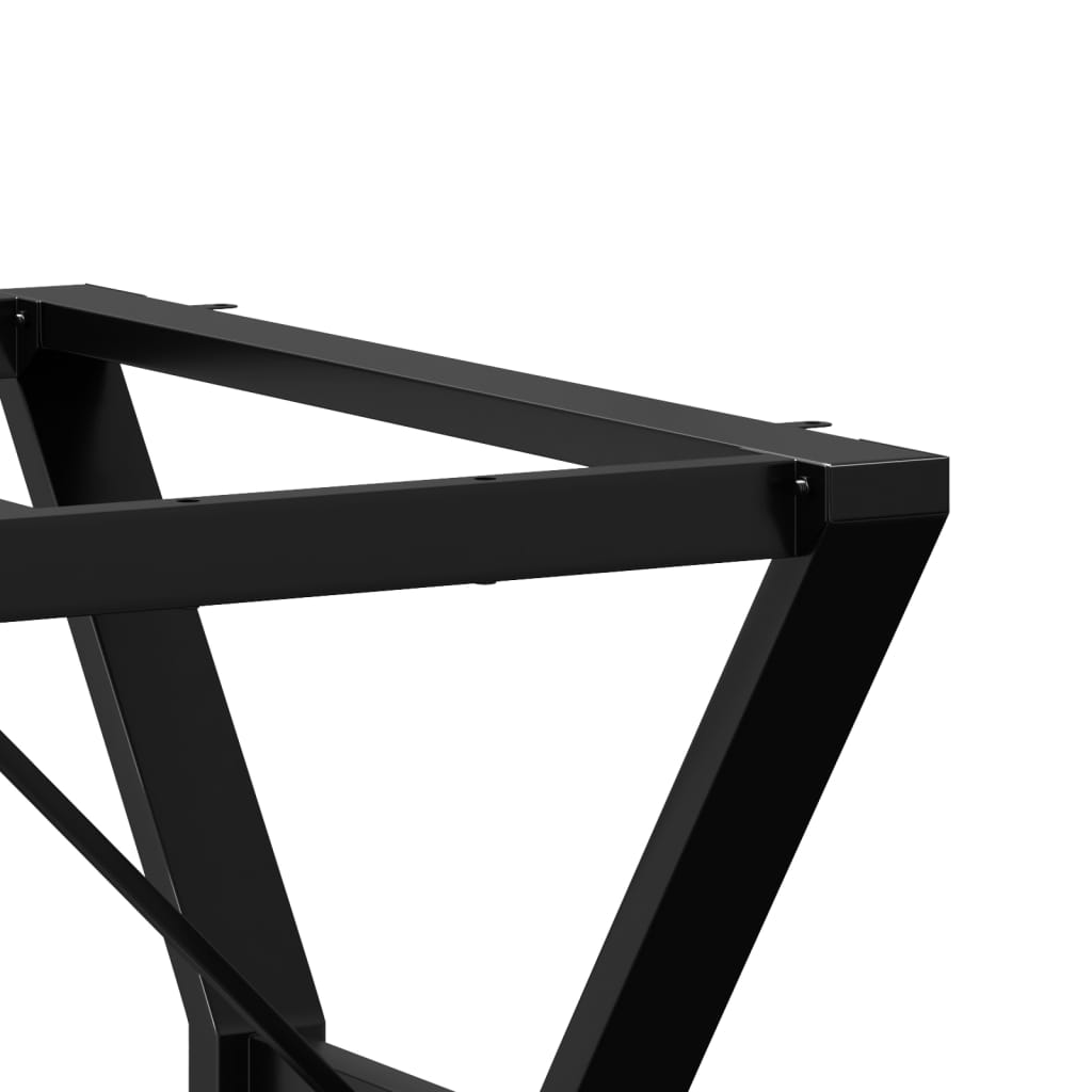 Telaio Gambe a Y per Tavolo da Pranzo 140x60x73 cm in Acciaio - homemem39