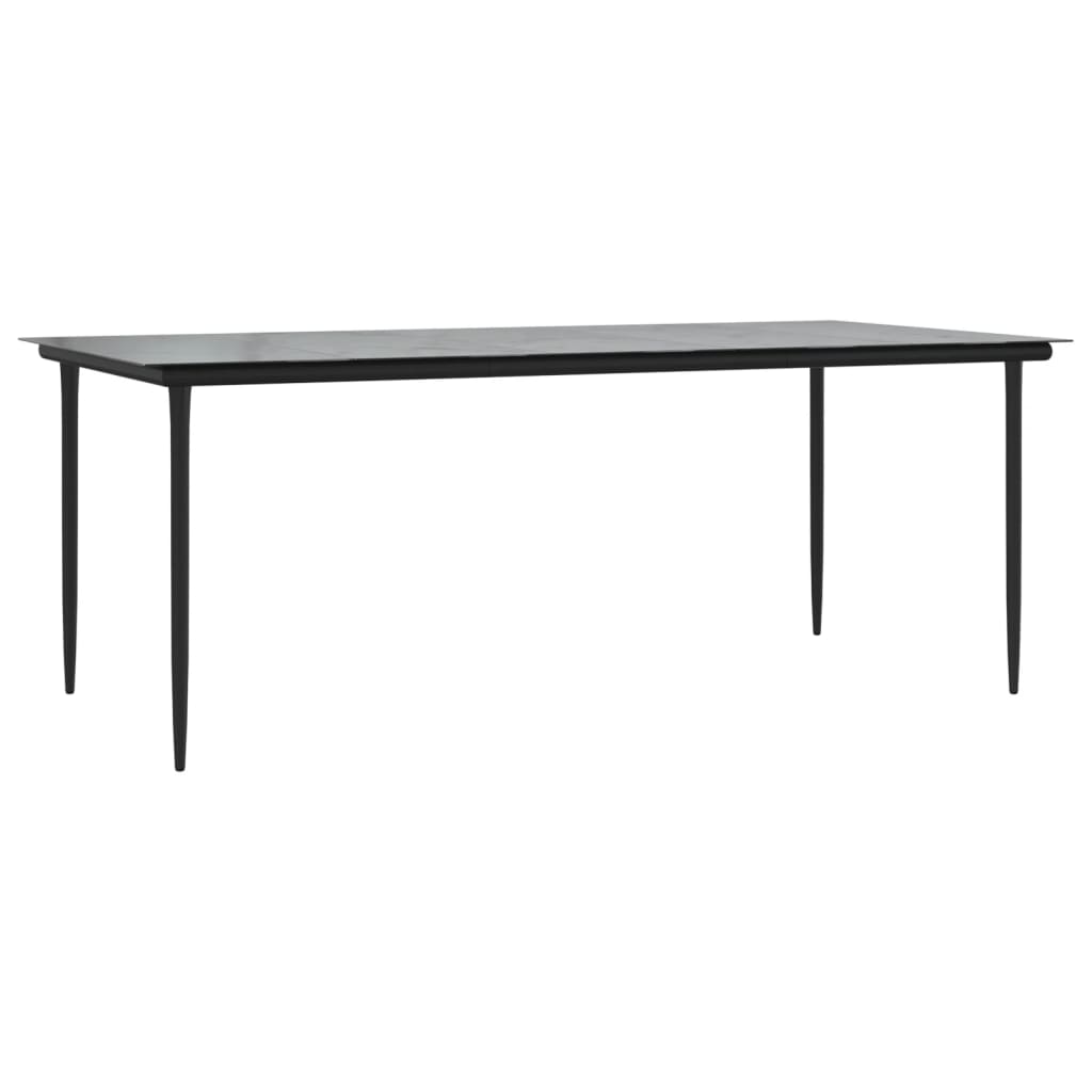 Set Pranzo da Giardino 9pz con Cuscini Grigio Chiaro Polyrattan - homemem39
