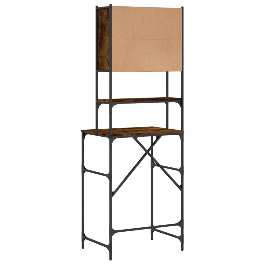 Mobile per Lavatrice Rovere Fumo 68x48,5x194 cm - homemem39