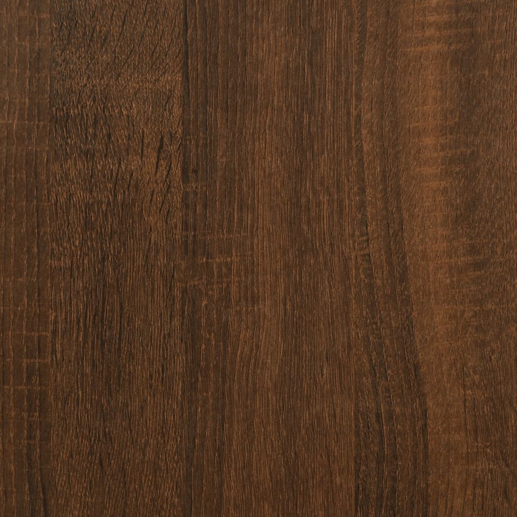 Panca Portascarpe Rovere Marrone 70x42,5x50cm Legno Multistrato