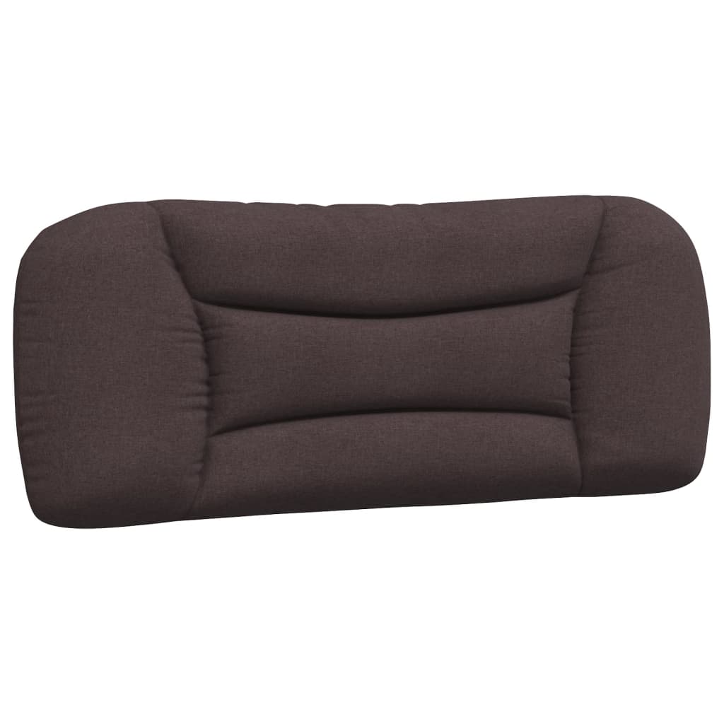 Giroletto senza Materasso Marrone Scuro 100x200 cm Tessuto