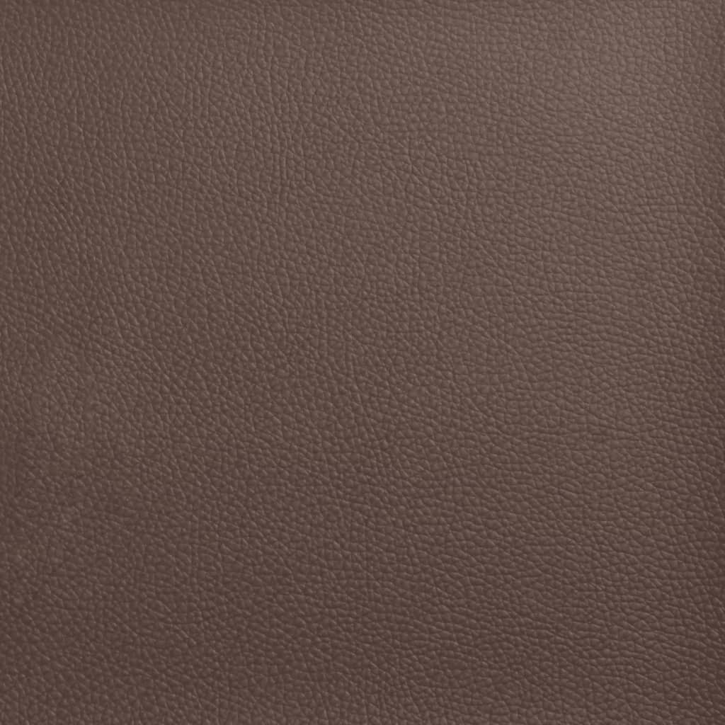 Giroletto Viana senza Materasso Marrone 90x200 cm in Similpelle