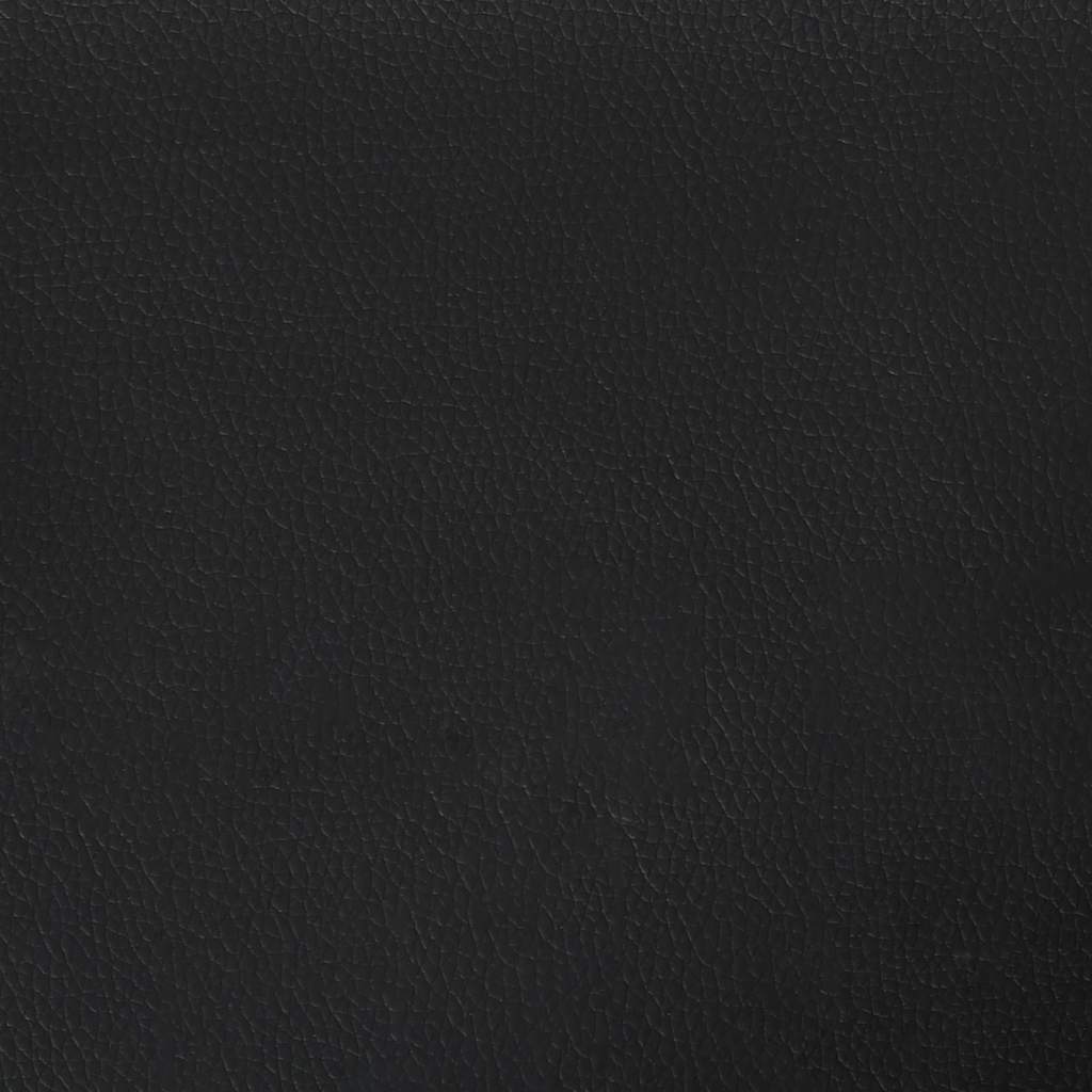 Giroletto senza Materasso Zadar Nero e Bianco 90x200 cm in Similpelle