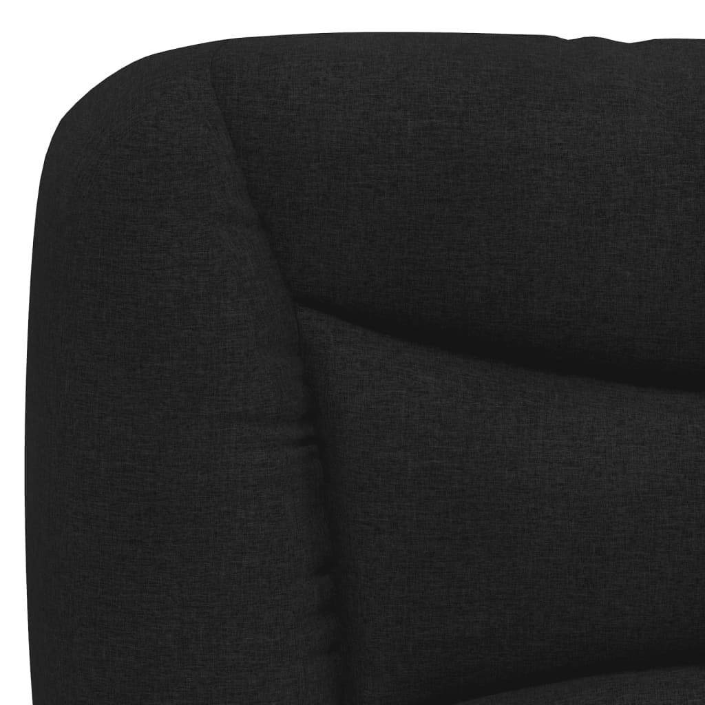 Giroletto con LED senza Materasso Nero 80x200 cm Tessuto
