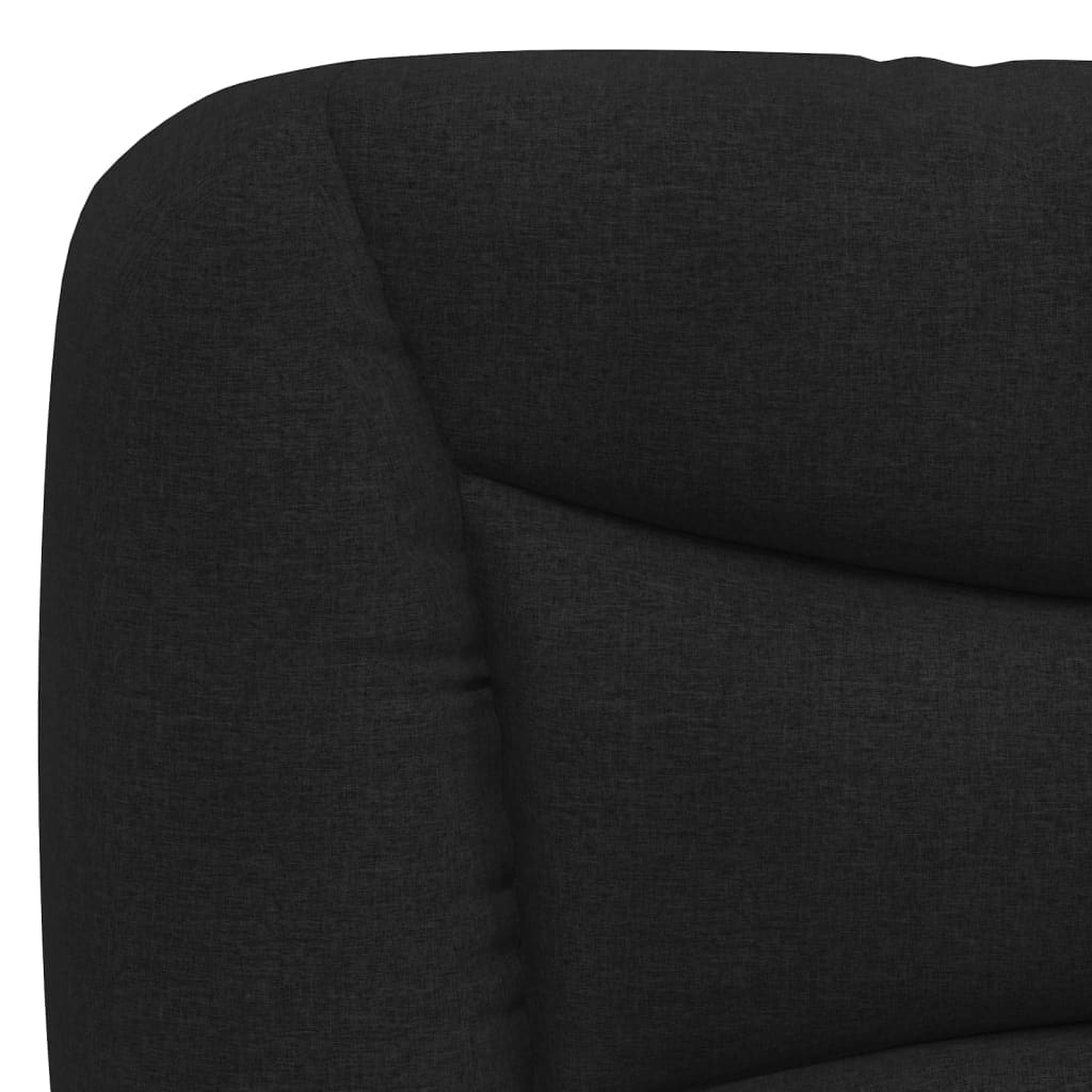 Giroletto con LED senza Materasso Hvar Nero 180x200 cm in Tessuto | homemem39