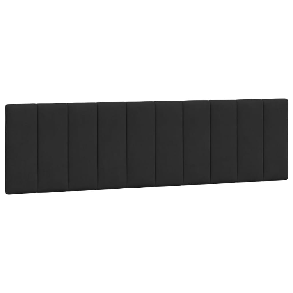 Giroletto con Luci LED Nero 180x200 cm in Velluto