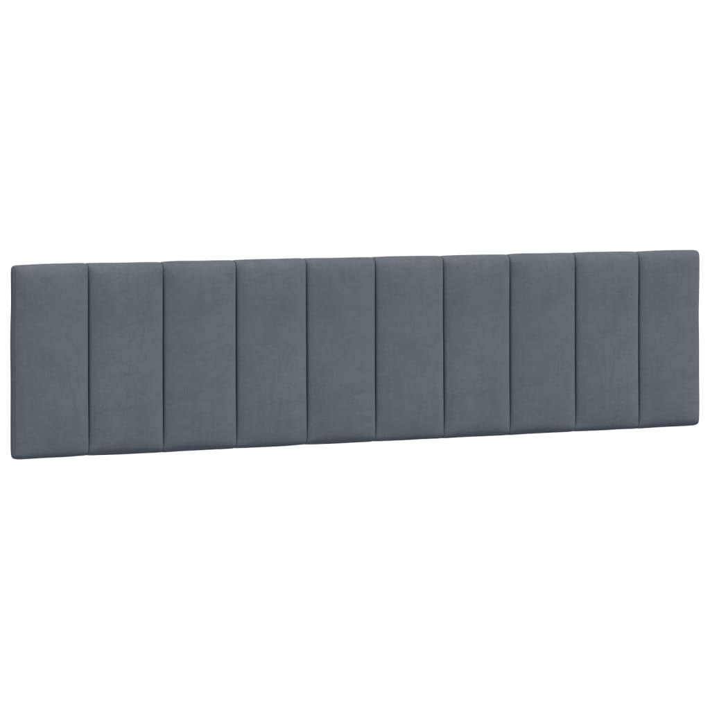 Giroletto con Luci LED Grigio Scuro 200x200 cm in Velluto