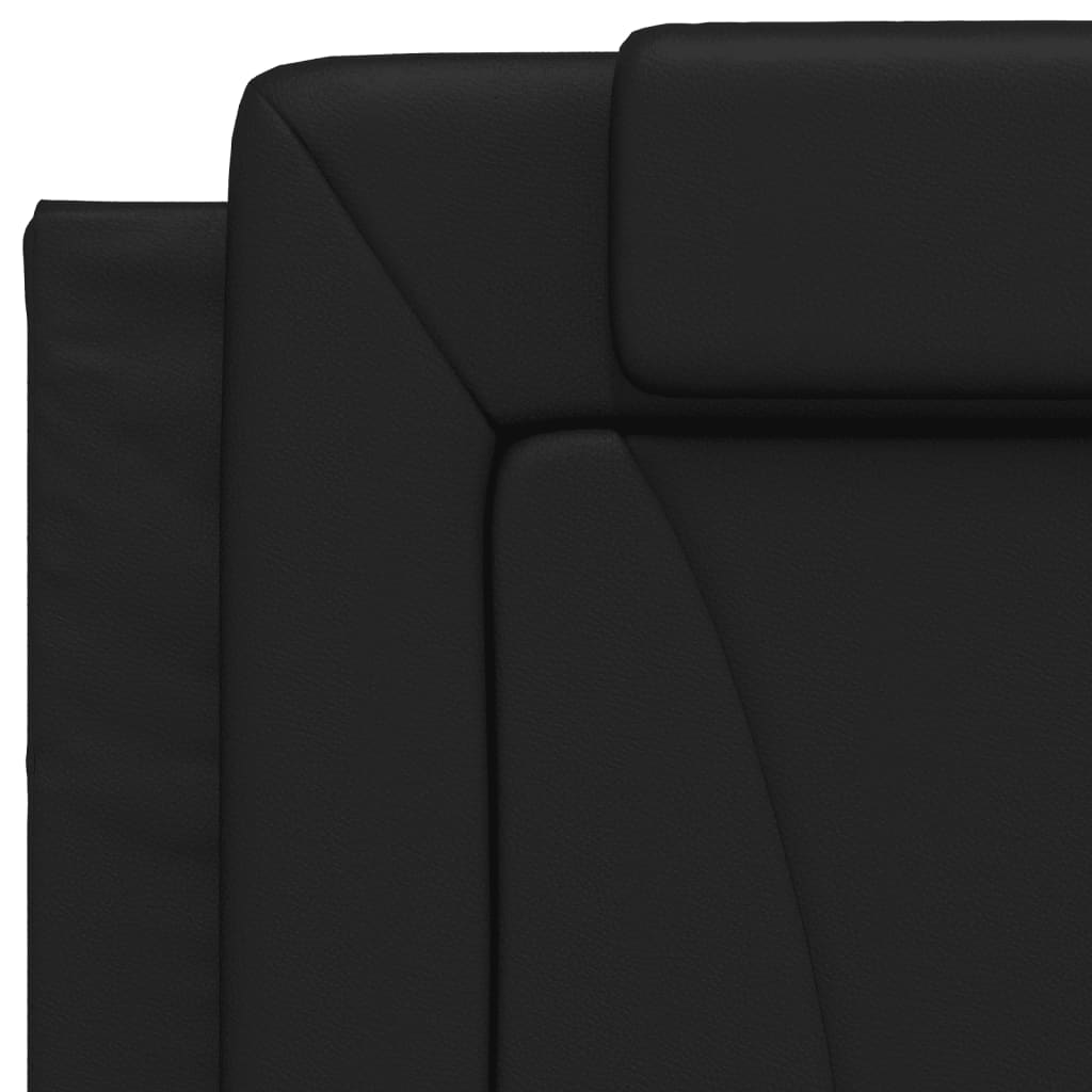 Giroletto Viana con LED senza Materasso Nero 90x190 cm | homemem39