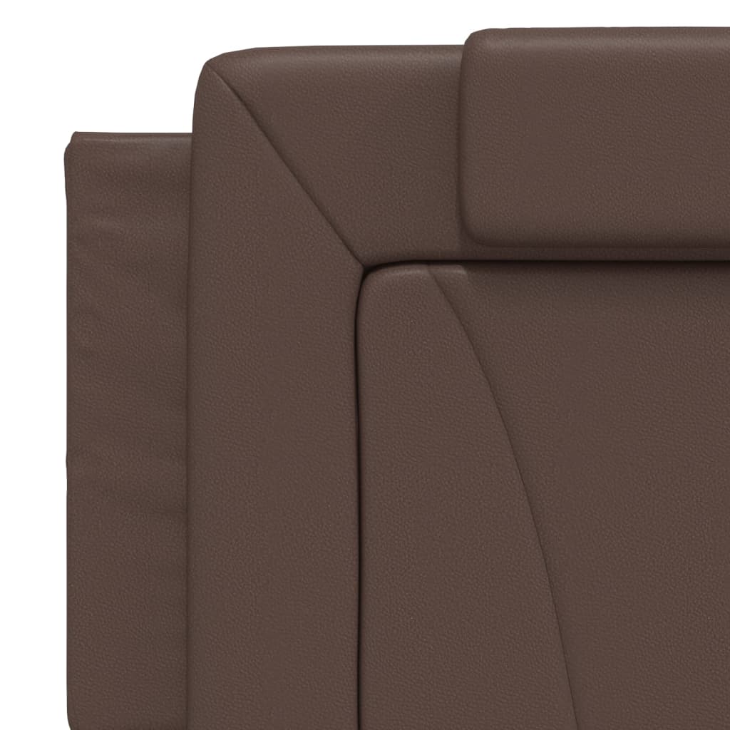 Giroletto Viana con LED senza Materasso Marrone 160x200 cm | homemem39