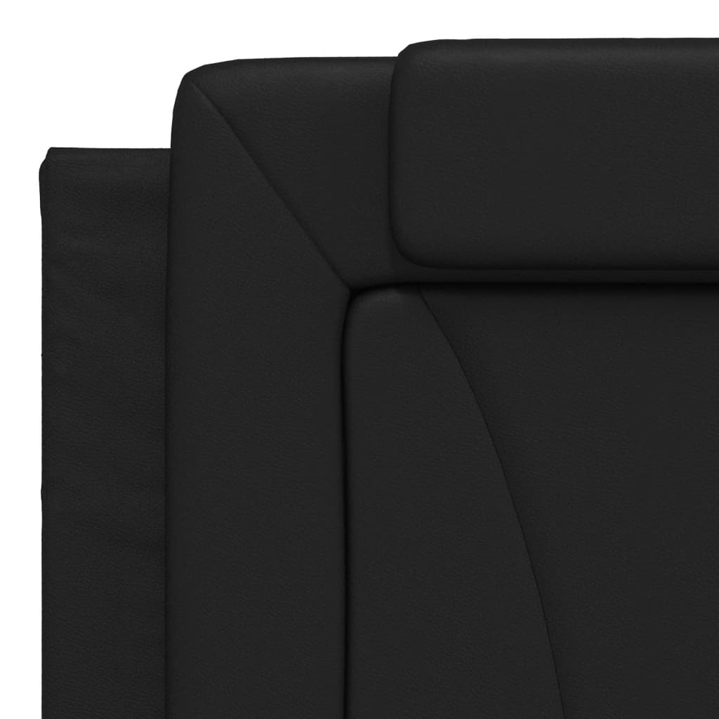 Giroletto Viana con LED senza Materasso Nero 180x200 cm | homemem39