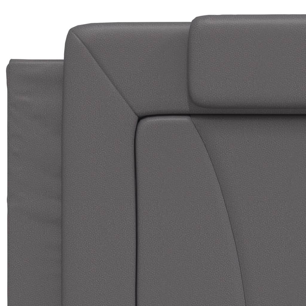 Giroletto Viana con LED senza Materasso Grigio 200x200 cm - homemem39