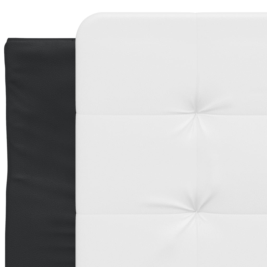 Giroletto con LED senza Materasso Zadar Nero e Bianco 90x190 cm | homemem39