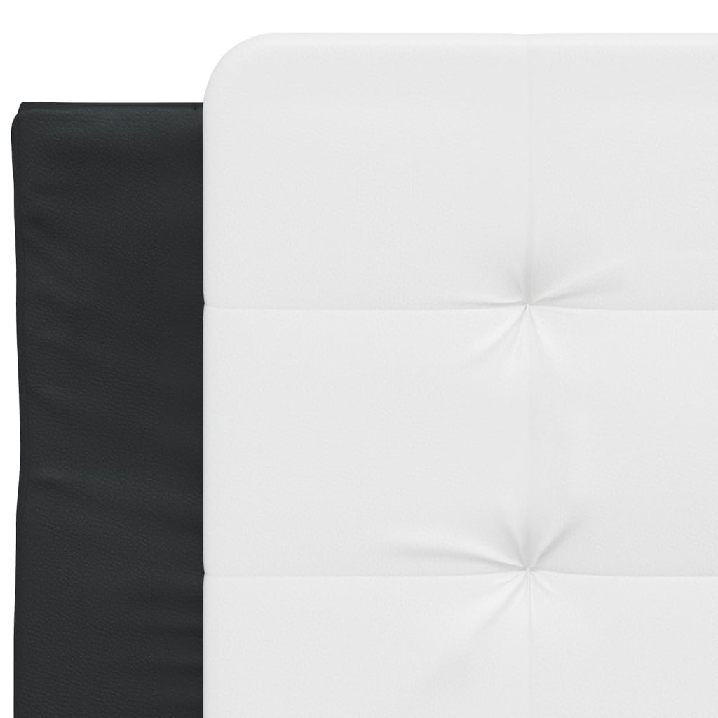 Giroletto con LED senza Materasso Zadar Nero e Bianco 90x200 cm | homemem39