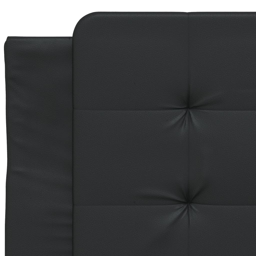 Giroletto con LED senza Materasso Zadar Nero 100x200 cm | homemem39