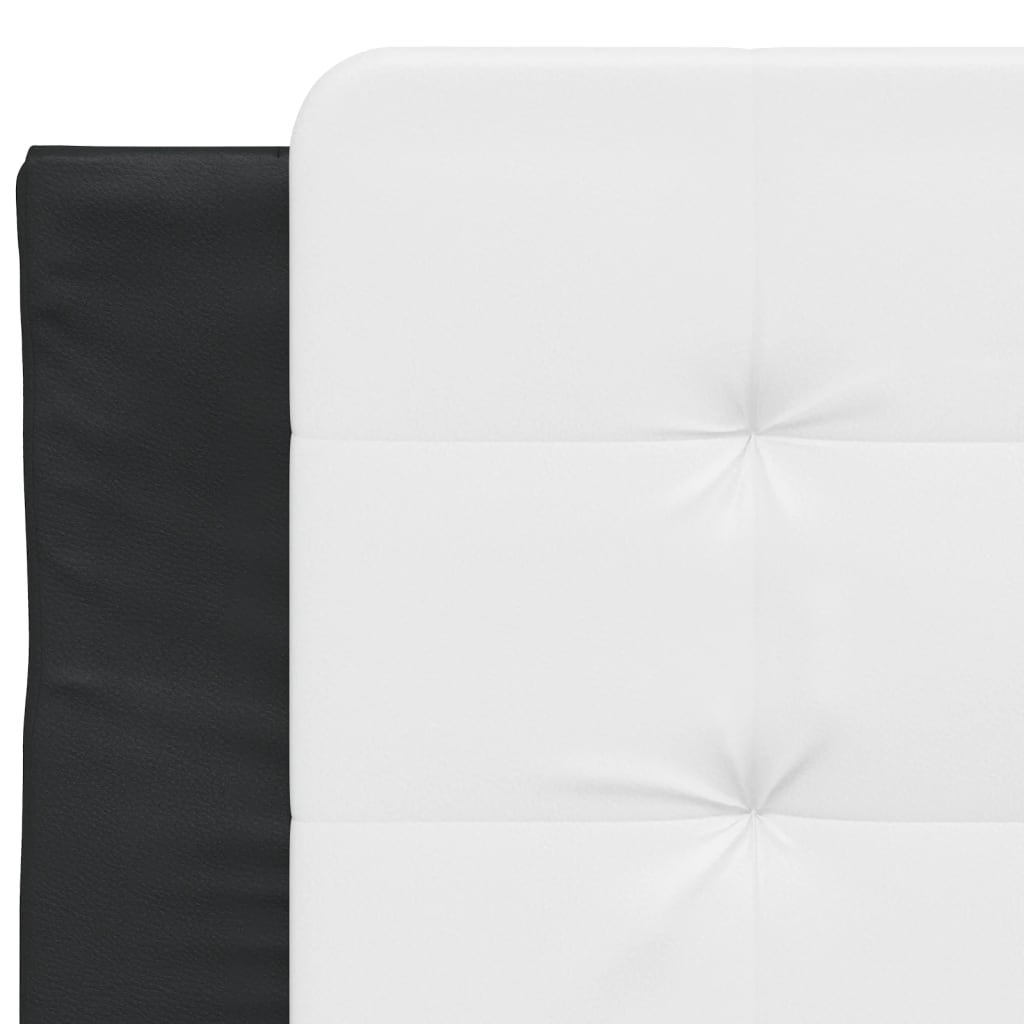 Giroletto con LED senza Materasso Zadar Nero e Bianco 100x200 cm | homemem39