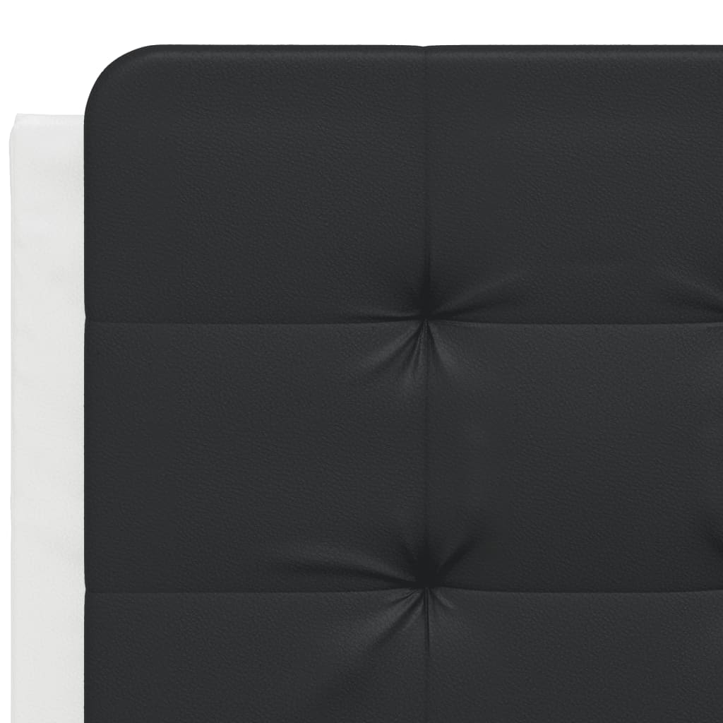 Giroletto con LED senza Materasso Zadar Bianco e Nero 120x200 cm | homemem39