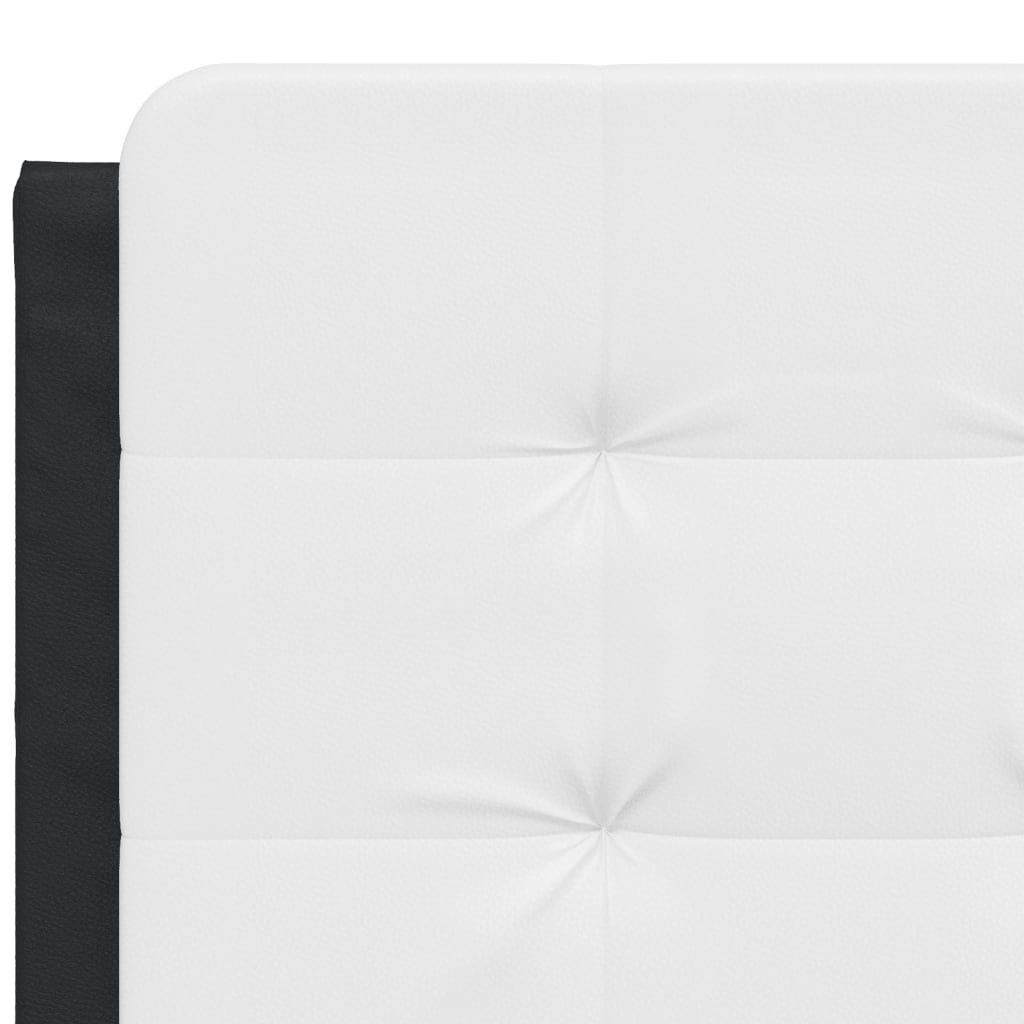 Giroletto con LED senza Materasso Zadar Nero e Bianco 140x190 cm | homemem39