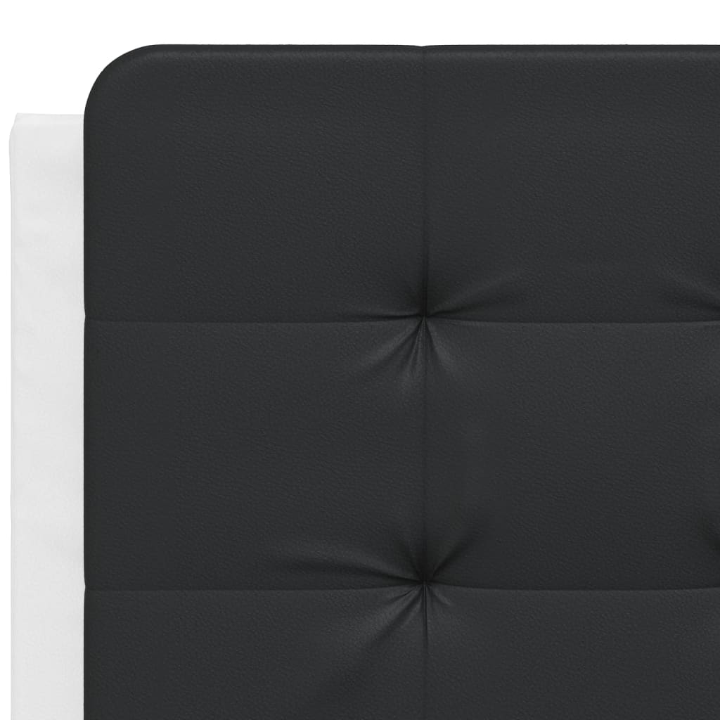 Giroletto con LED senza Materasso Zadar Bianco e Nero 140x190 cm | homemem39