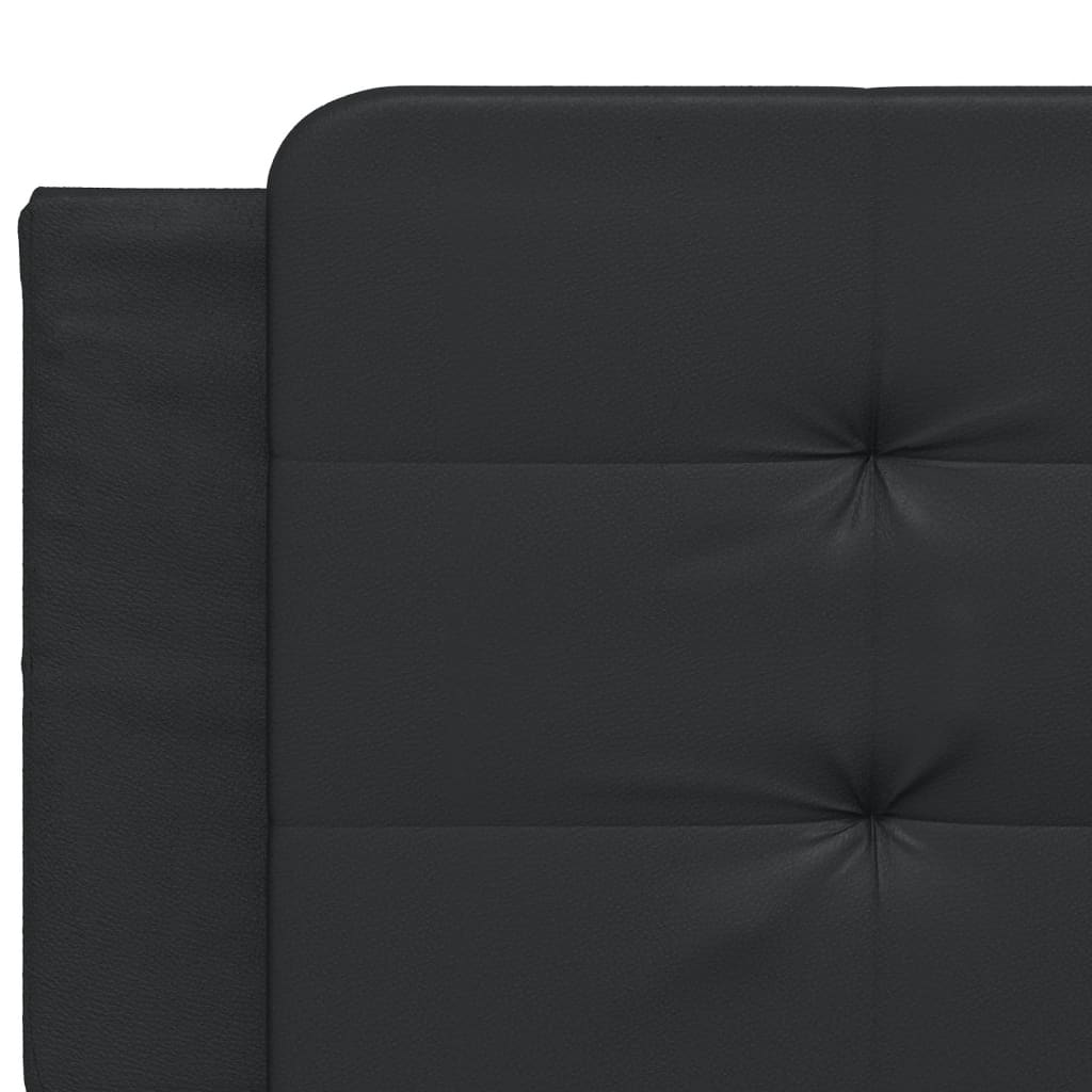 Giroletto con LED senza Materasso Zadar Nero 160x200 cm | homemem39