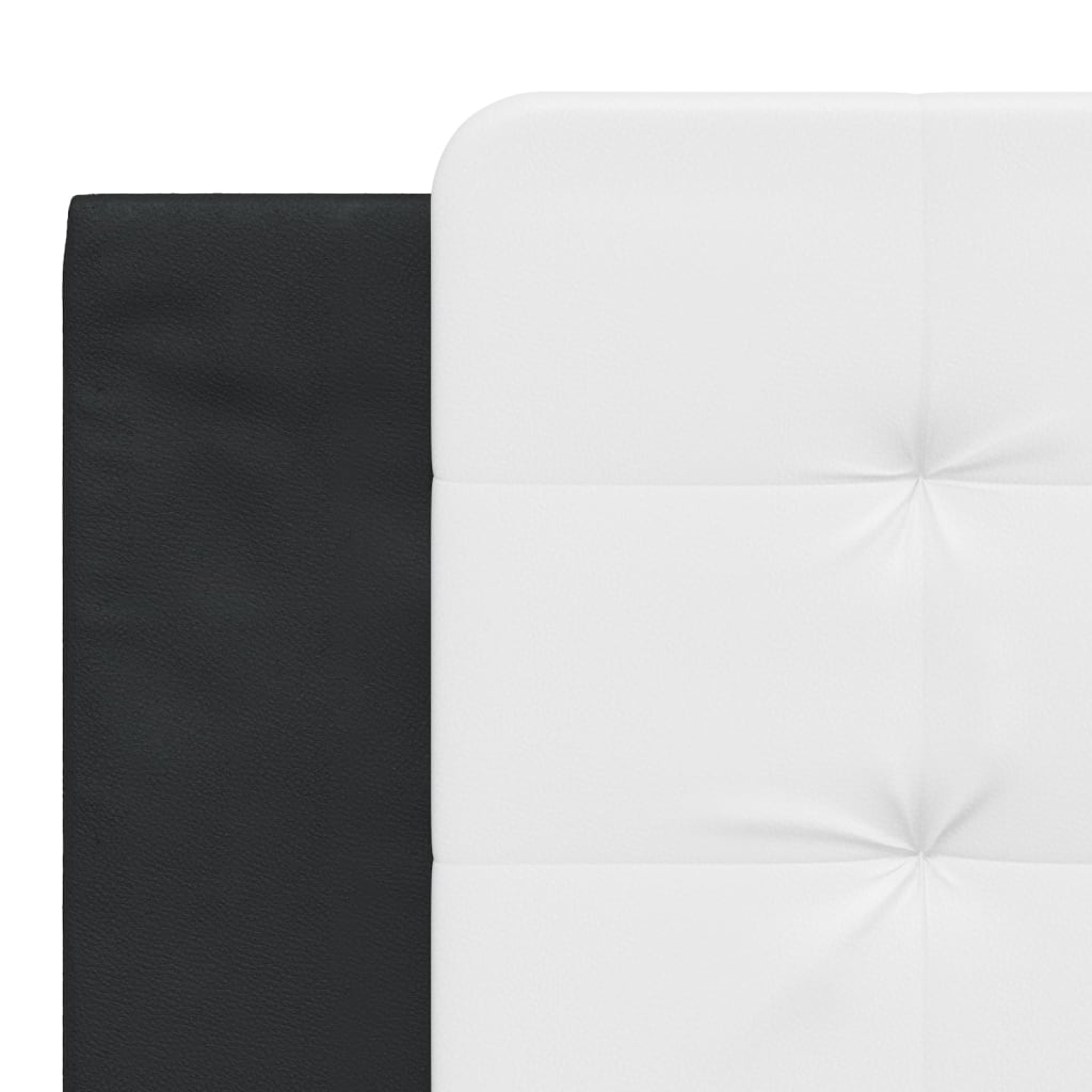 Giroletto con LED senza Materasso Zadar Nero e Bianco 180x200 cm | homemem39