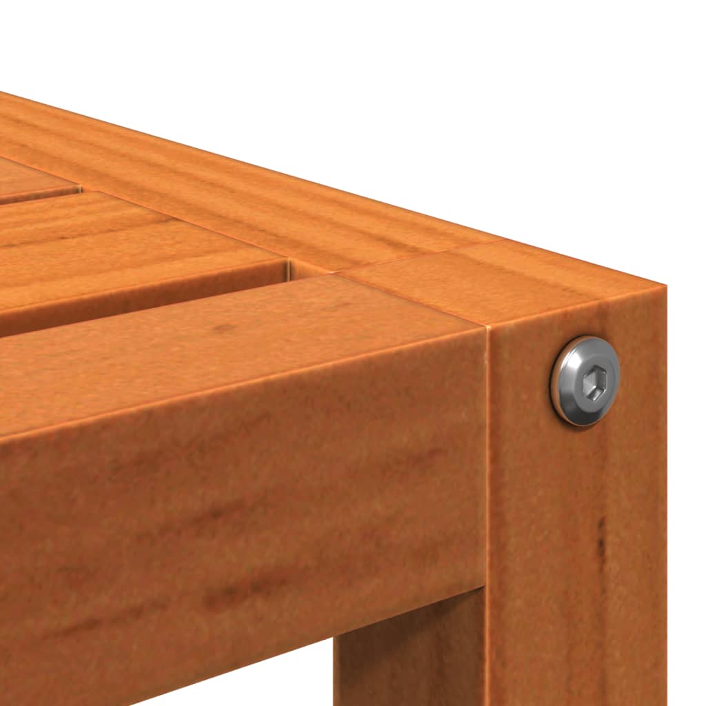 Supporti per Piante 3 pz Marrone Cera in Legno Massello di Pino - homemem39