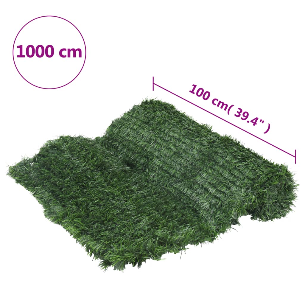 Recinzione Prato Artificiale Verde 1x10 m