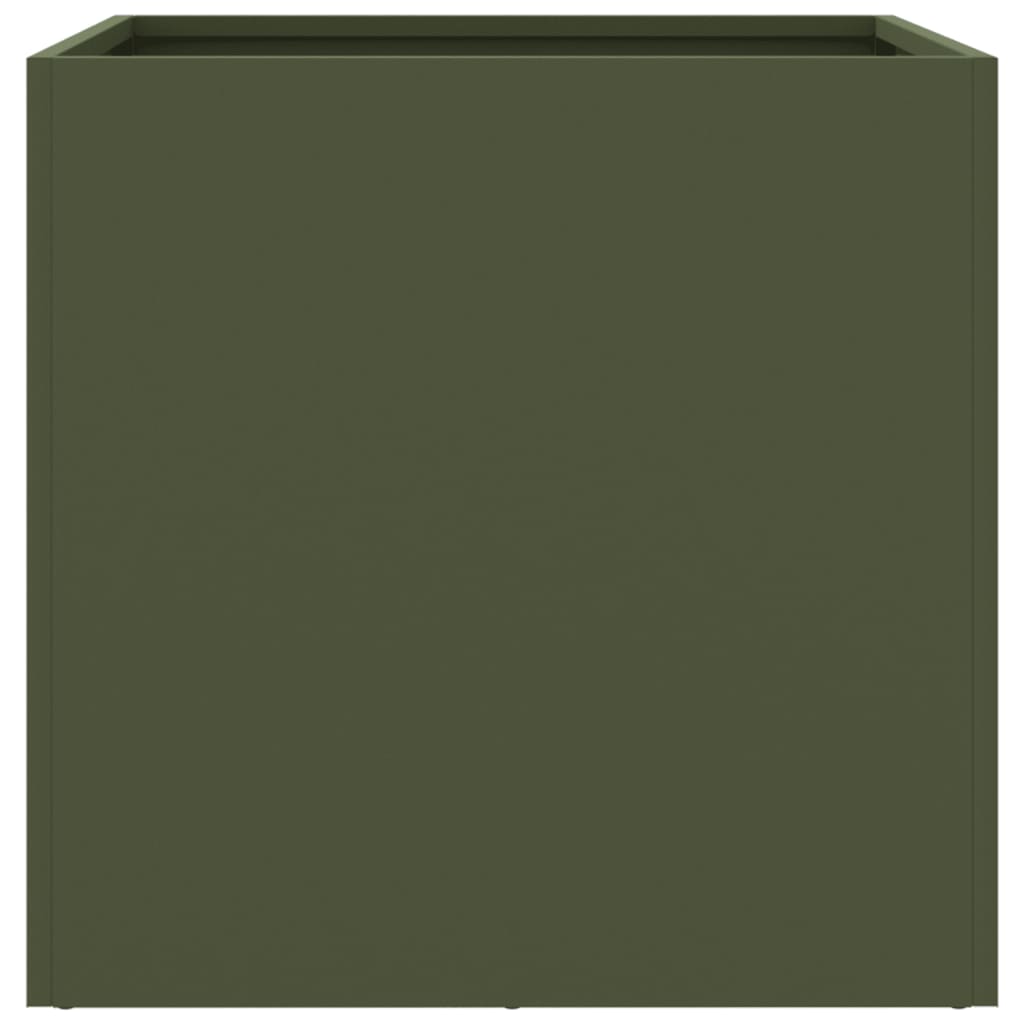 Fioriera Verde Oliva 42x40x39 cm in Acciaio