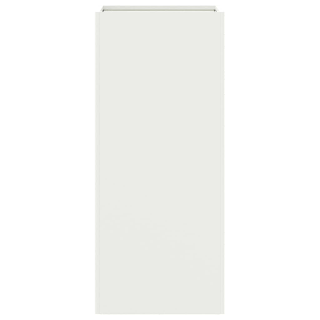Fioriera Bianca 32x29x75 cm in Acciaio