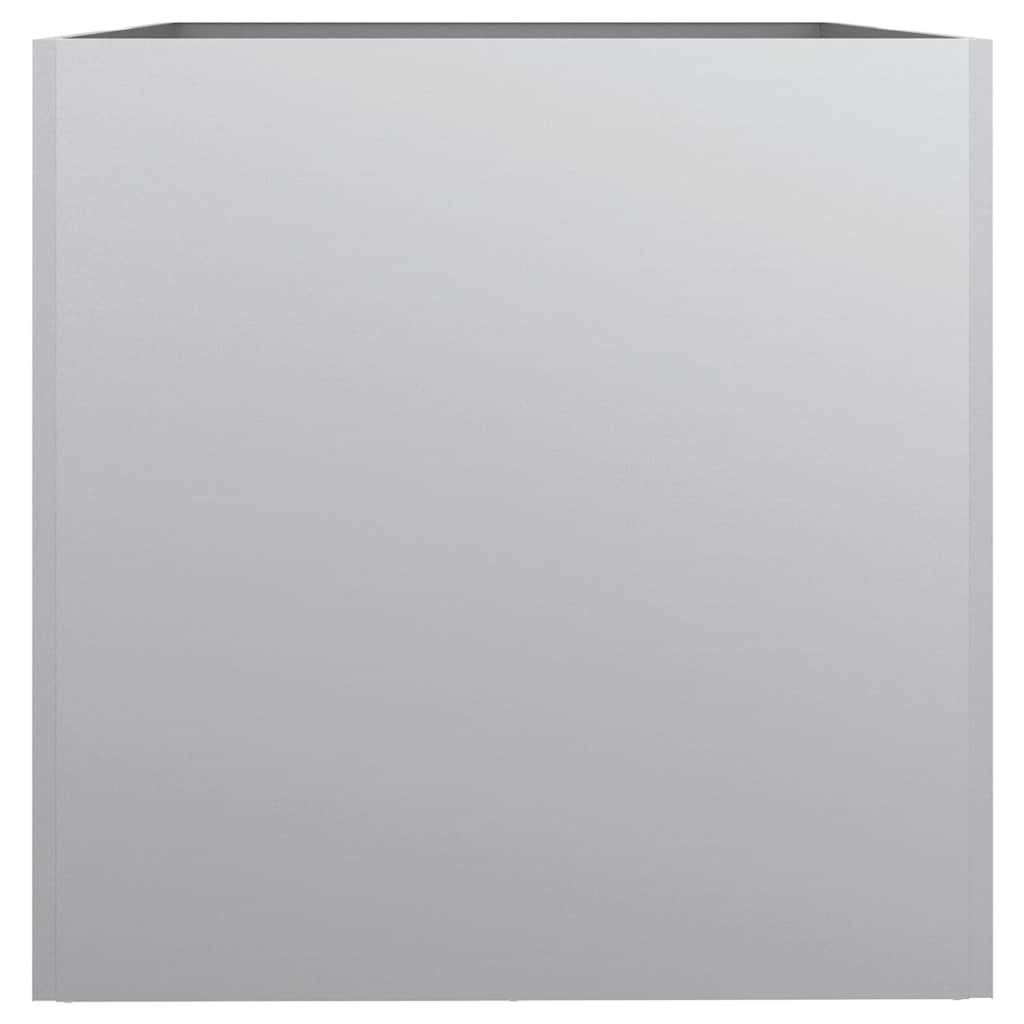 Fioriera Argento 62x40x39 cm in Acciaio Zincato