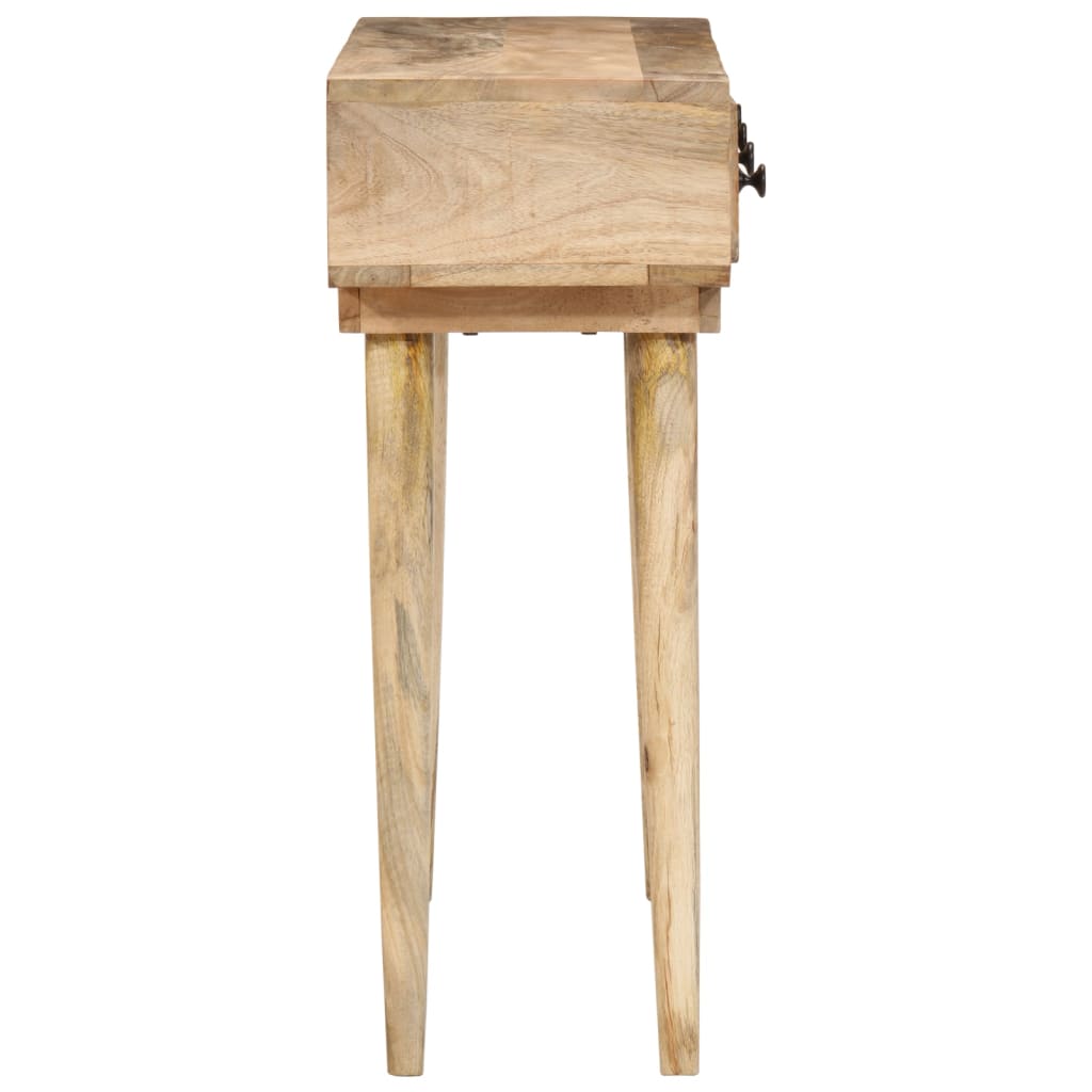 Tavolo Consolle 110x30x75 cm in Legno Massello di Mango - homemem39