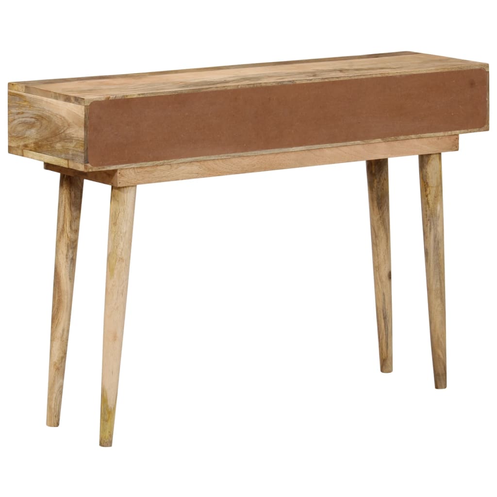 Tavolo Consolle 110x30x75 cm in Legno Massello di Mango - homemem39