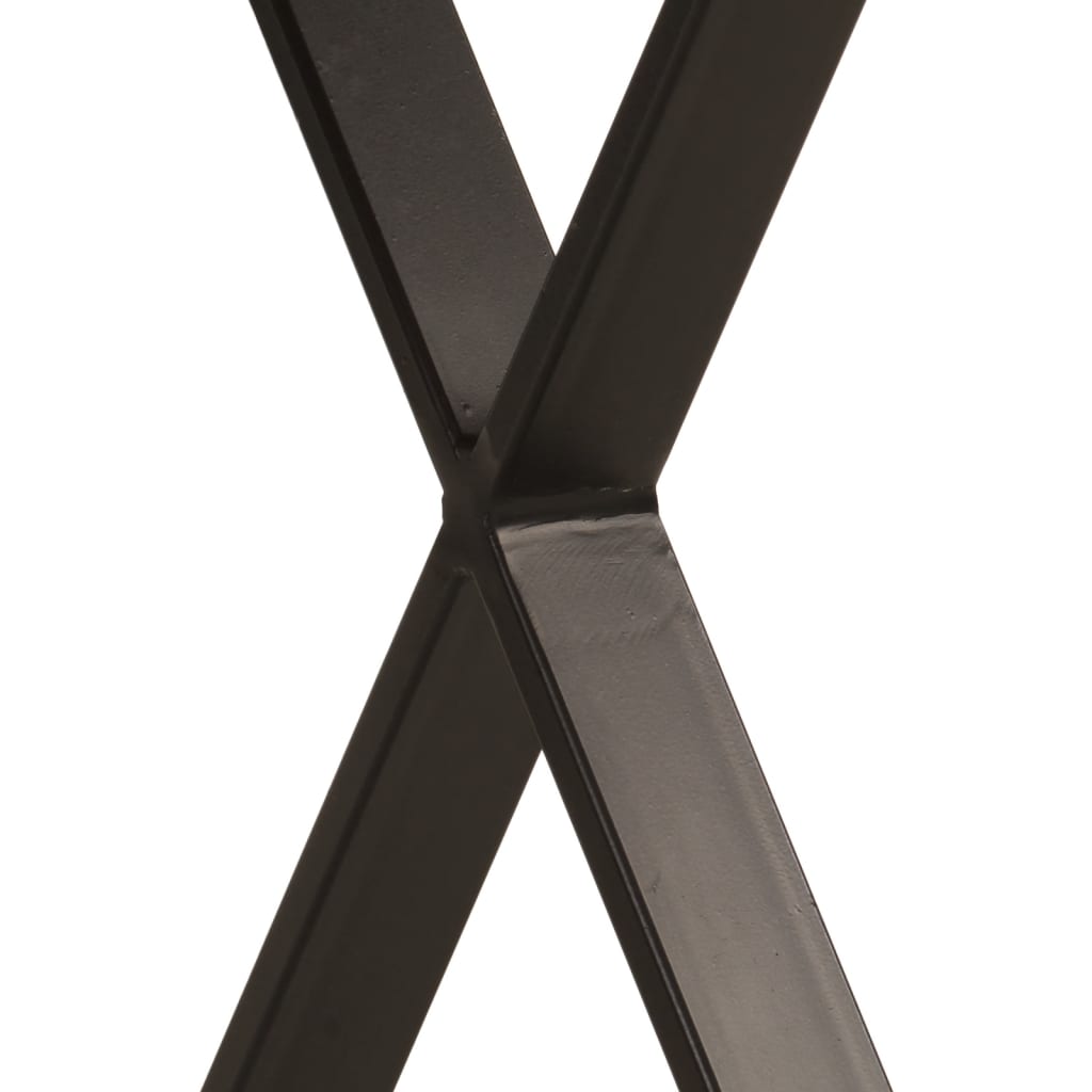 Panca con Bordi Vivi 105 cm in Legno Massello di Acacia - homemem39