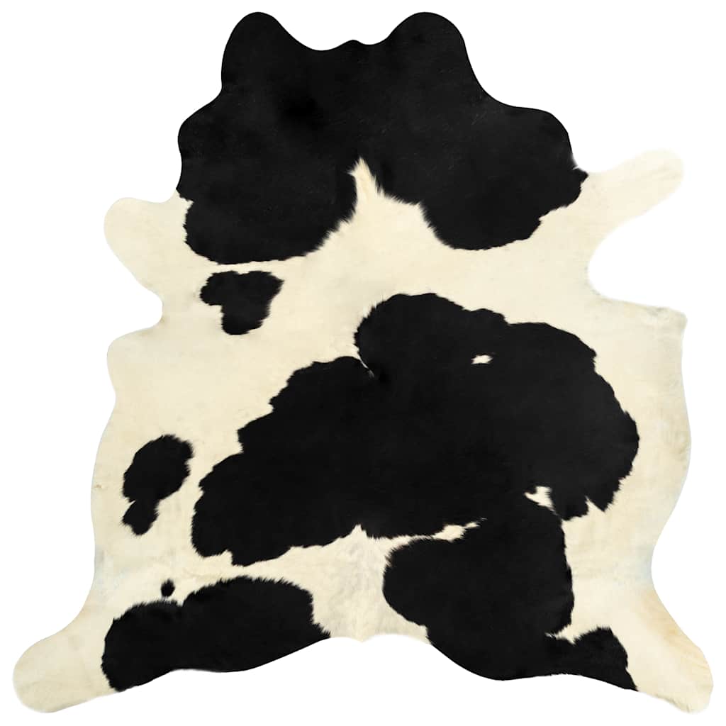 Tappeto in Vera Pelle Bovina Nero e Bianco 180x220 cm - homemem39
