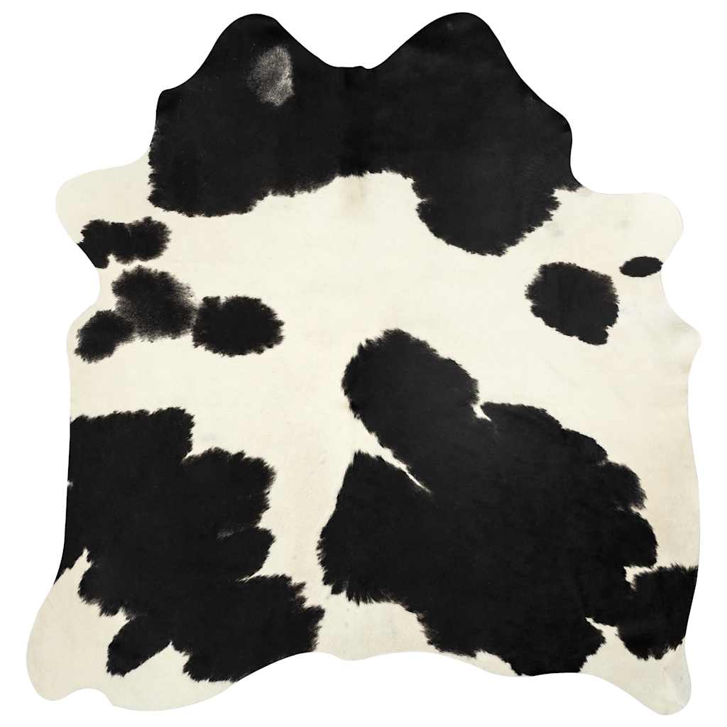 Tappeto in Vera Pelle Bovina Nero e Bianco 180x220 cm - homemem39