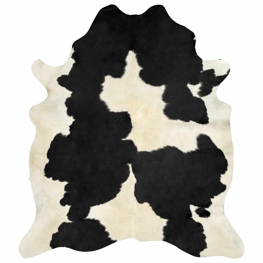Tappeto in Vera Pelle Bovina Nero e Bianco 180x220 cm - homemem39