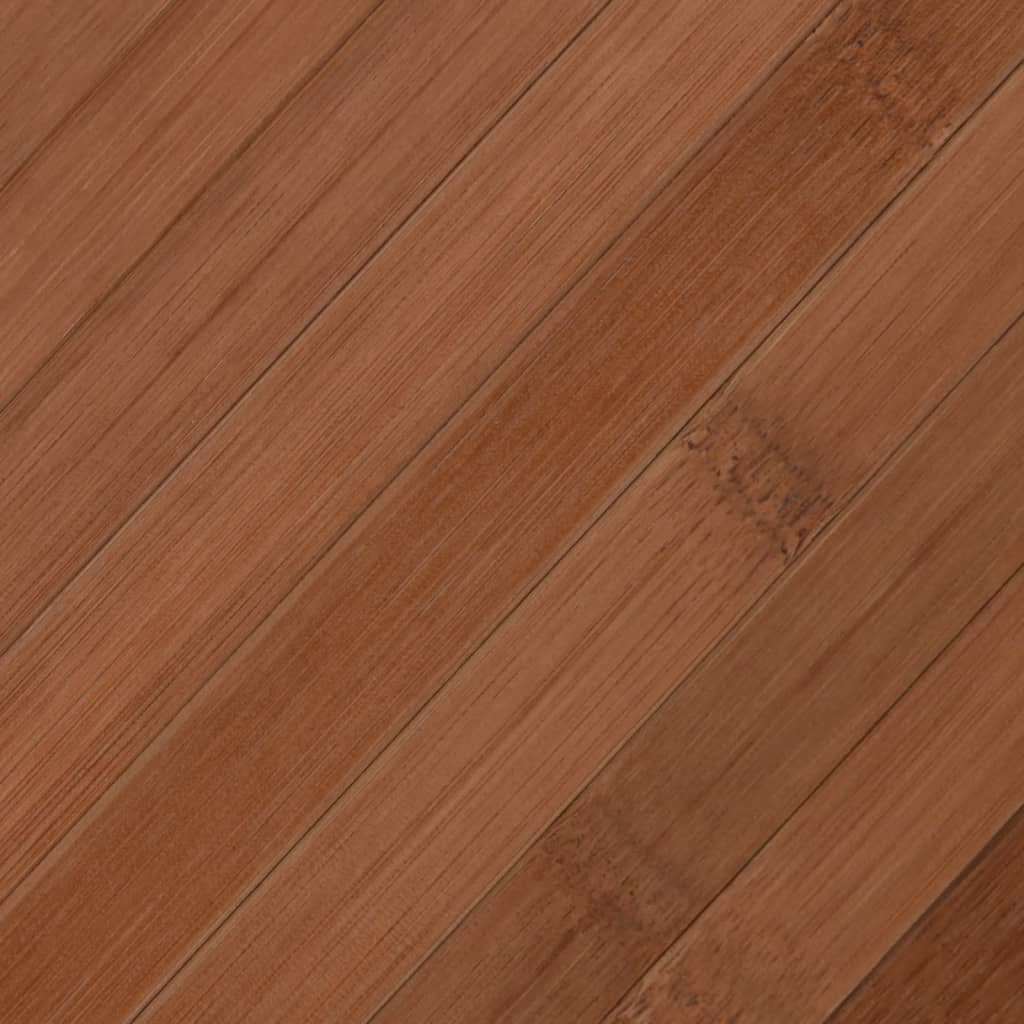 Tappeto Rettangolare Marrone 60x500 cm in Bambù - homemem39