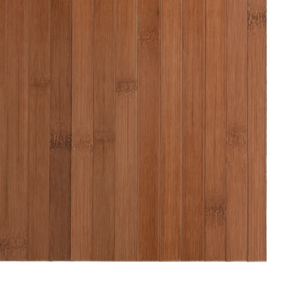 Tappeto Rettangolare Marrone 70x500 cm in Bambù - homemem39