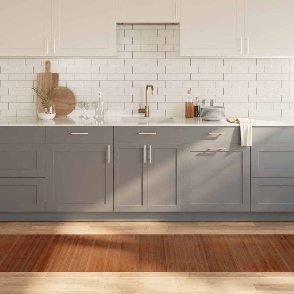 Tappeto Rettangolare Marrone 70x500 cm in Bambù - homemem39