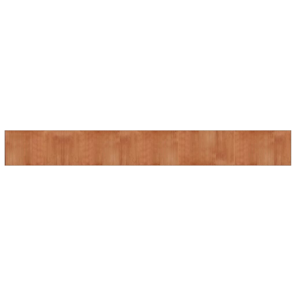 Tappeto Rettangolare Marrone 60x500 cm in Bambù - homemem39
