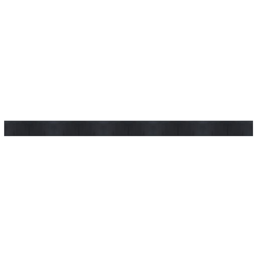 Tappeto Rettangolare Nero 60x1000 cm in Bambù - homemem39