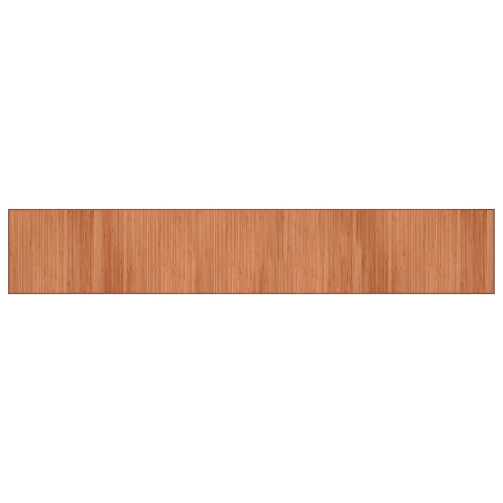 Tappeto Rettangolare Marrone 70x400 cm in Bambù - homemem39