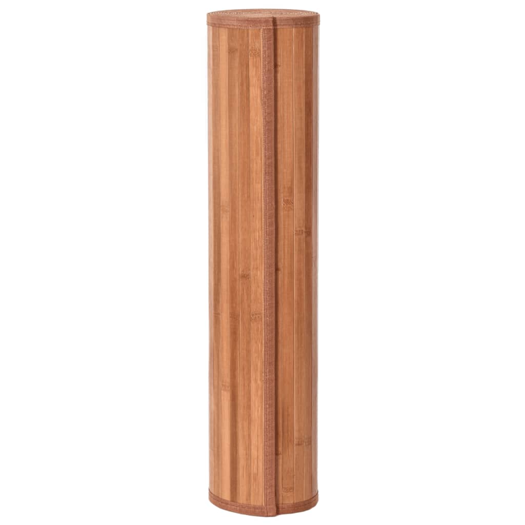 Tappeto Rettangolare Marrone 70x400 cm in Bambù - homemem39