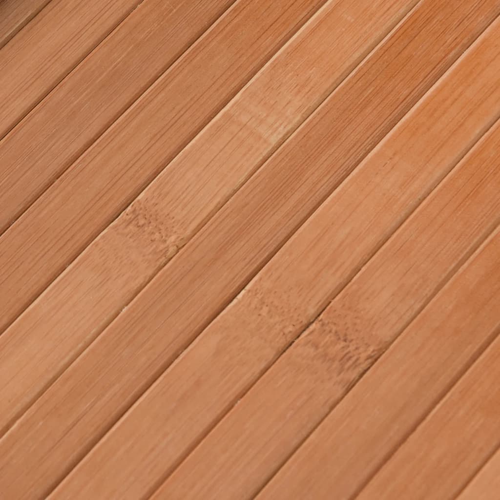 Tappeto Rettangolare Naturale 70x1000 cm in Bambù - homemem39