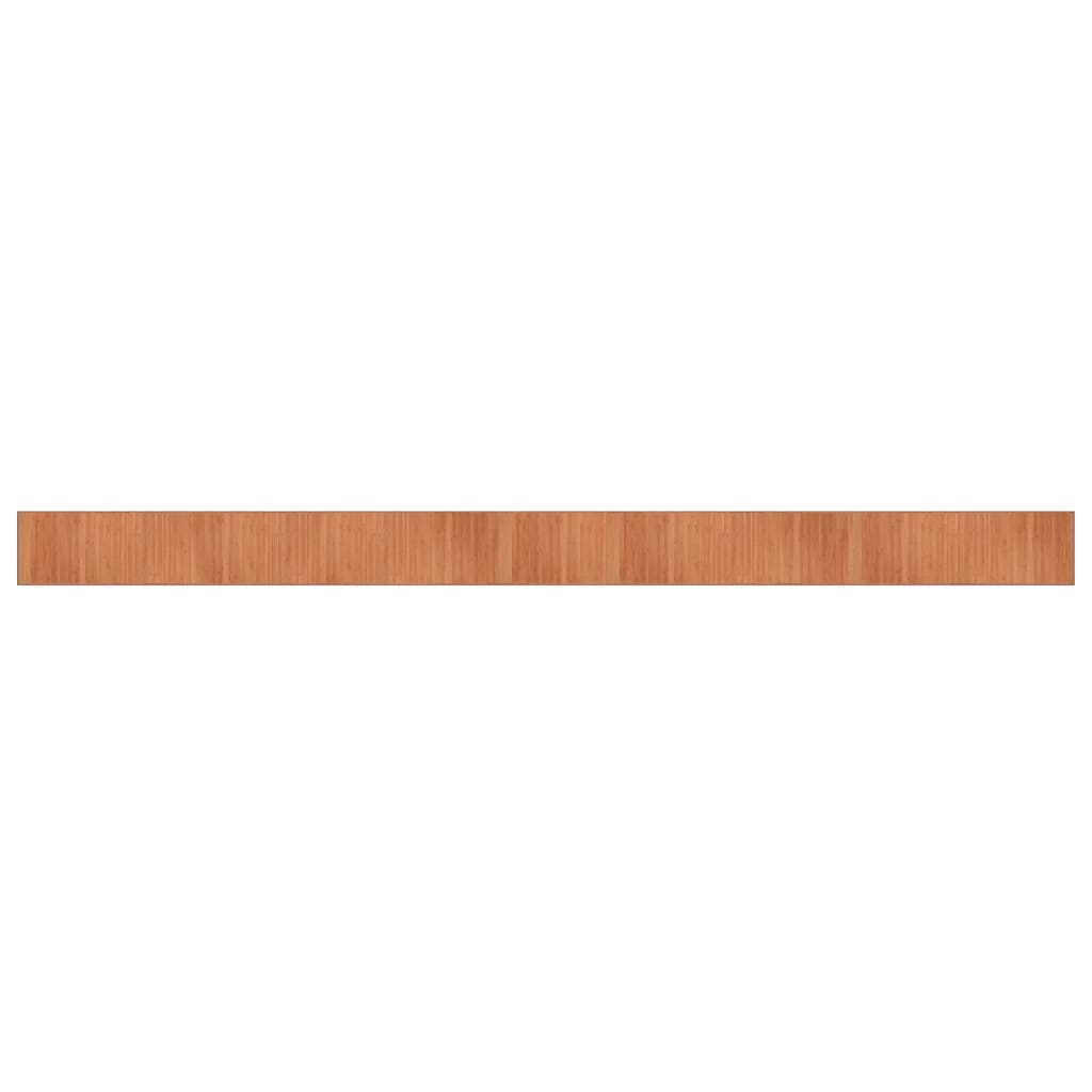 Tappeto Rettangolare Marrone 70x1000 cm in Bambù - homemem39