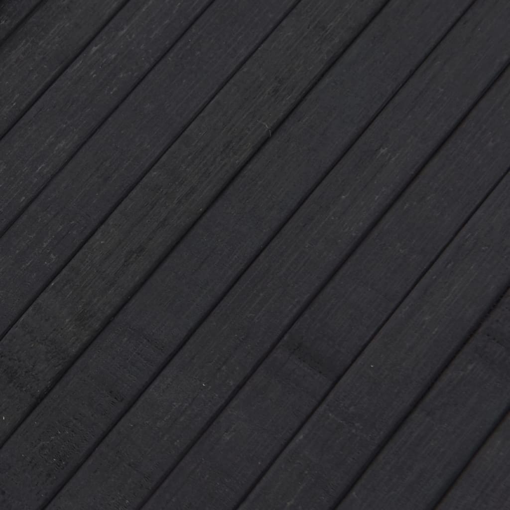 Tappeto Rettangolare Grigio 80x500 cm in Bambù - homemem39